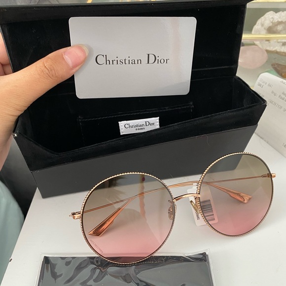 *SOLD* Dior Society 2f Round Studded sunglasses - Picture 2 of 8